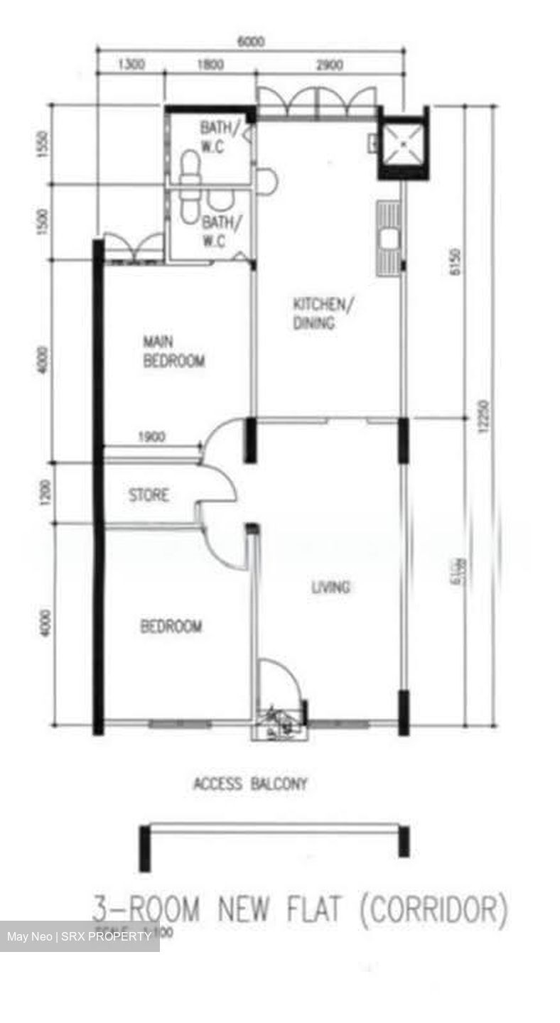 Blk 138 Bedok North Street 2 (Bedok), HDB 3 Rooms #607507921